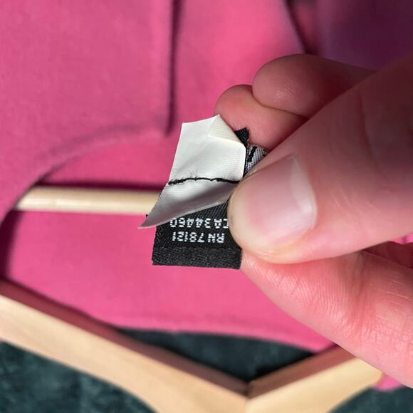 Eileen Fisher Wool & Cashmere Pink Thick Open Blazer Cardigan Women's Medium EUC - Picture 15 of 15